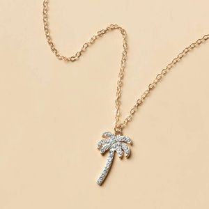 Palm tree necklace